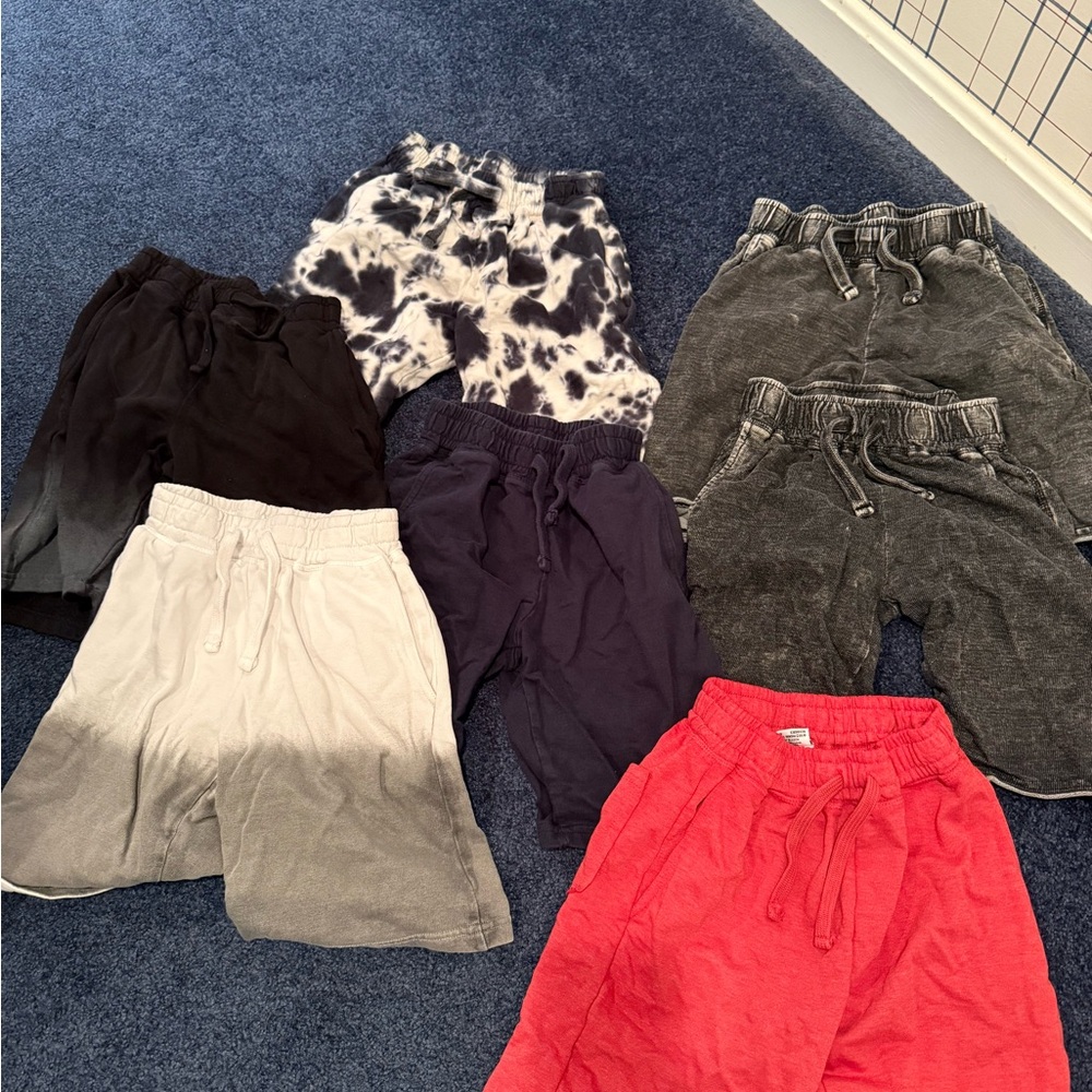 Mish boys size 7 shorts (selling as a lot 8
Pairs)